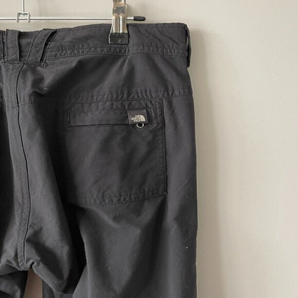 The North Face Mid Rise Waist Nylon Blend Casual Straight Leg Pants Black 4 - Picture 6 of 9